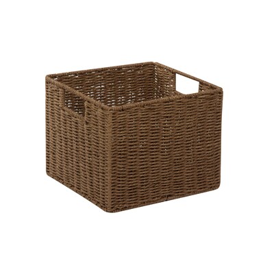 Honey Can Do Paper Rope Storage Crate Brown (STO-03567)