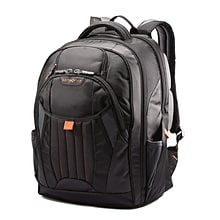 Samsonite Tectonic 2 Black/Orange Fabric Large Backpack (66303-1070)