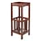 Winsome Rex Umbrella Stand with Metal Tray, Walnut (94712)