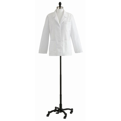 Medline Ladies Consultation Lab Coats, White, 24 Size