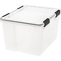 IRIS® 46 Quart Weathertight Plastic Storage Box, 6 Pack (110450)