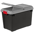 IRIS® 25 Gallon Store It All Tote with Compartment Lid, 4 Pack (250194)