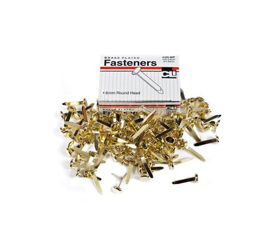 Charles Leonard Brass-Plated Paper Fasteners 3/4