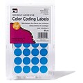 3/4 Color Coding Labels; Blue, 1000 labels (CHL45115)