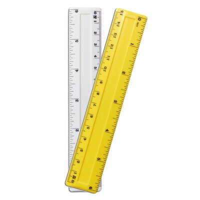Plastic 6 Ruler; Assorted Colors, (CHL80640)