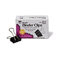 Binder Clips; Small, 3/8 Capacity, Black, 12/Box (CHLBC02)