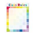 17 x 22 Class Rules Chart (Paint) Multicolor; (CTP1127)