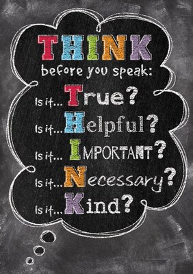 13 x 19 Before you speak Inspire U Poster (CTP6748)