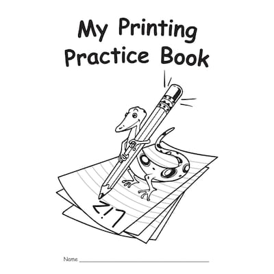 My Own Books™ My Printing Practice Book 8-1/2 x 7 32 pp. (EP-031)