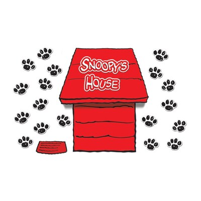 Eureka Giant Peanuts 25 x 17 Dimensional Dog House Bulletin Board Set ( EU-847601)