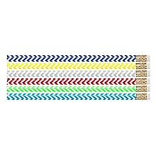 Musgrave Pencil Company Geometric Glitz Wooden Pencil, 0.5mm, #2 Hard Lead, 144/Box (MUS2540G)