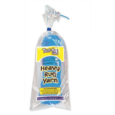 Trait-tex® PAC04213 True Blue 3-Ply Heavy Rug Yarn; 60 Yards