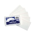 Pacon 3 x 5 Index Cards, Ruled, White, 100/Pack (PAC5135Q)