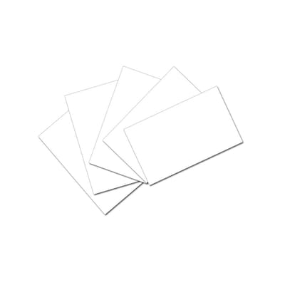 Pacon 3 x 5 Index Cards, Blank, White, 100/Pack (PAC5141Q)