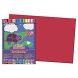 SunWorks® Construction Paper, 12 x 18, Red, 50 Sheets (PAC6107)