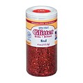 Spectra Glitter Sparkling Crystals, 4 oz., Red (PAC91640)