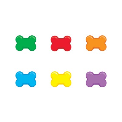 Classic Accents 4 Dog Bones; Multicolor (T-10601)