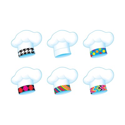 Classic Accents 5.5 x 6 Chefs Hats The Bake Shop; Multicolor (T-10603)