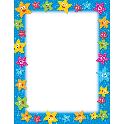 Trend Enterprises Terrific Papers Dancing Stars, 8½ x 11, Multicolor, 50 Sheets (T-11421Q)