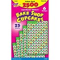 TREND Enterprises Inc; superSpots®, The Bake Shop™, cupcake, sticker, Multicolor, 2500/Pk (T-46920)