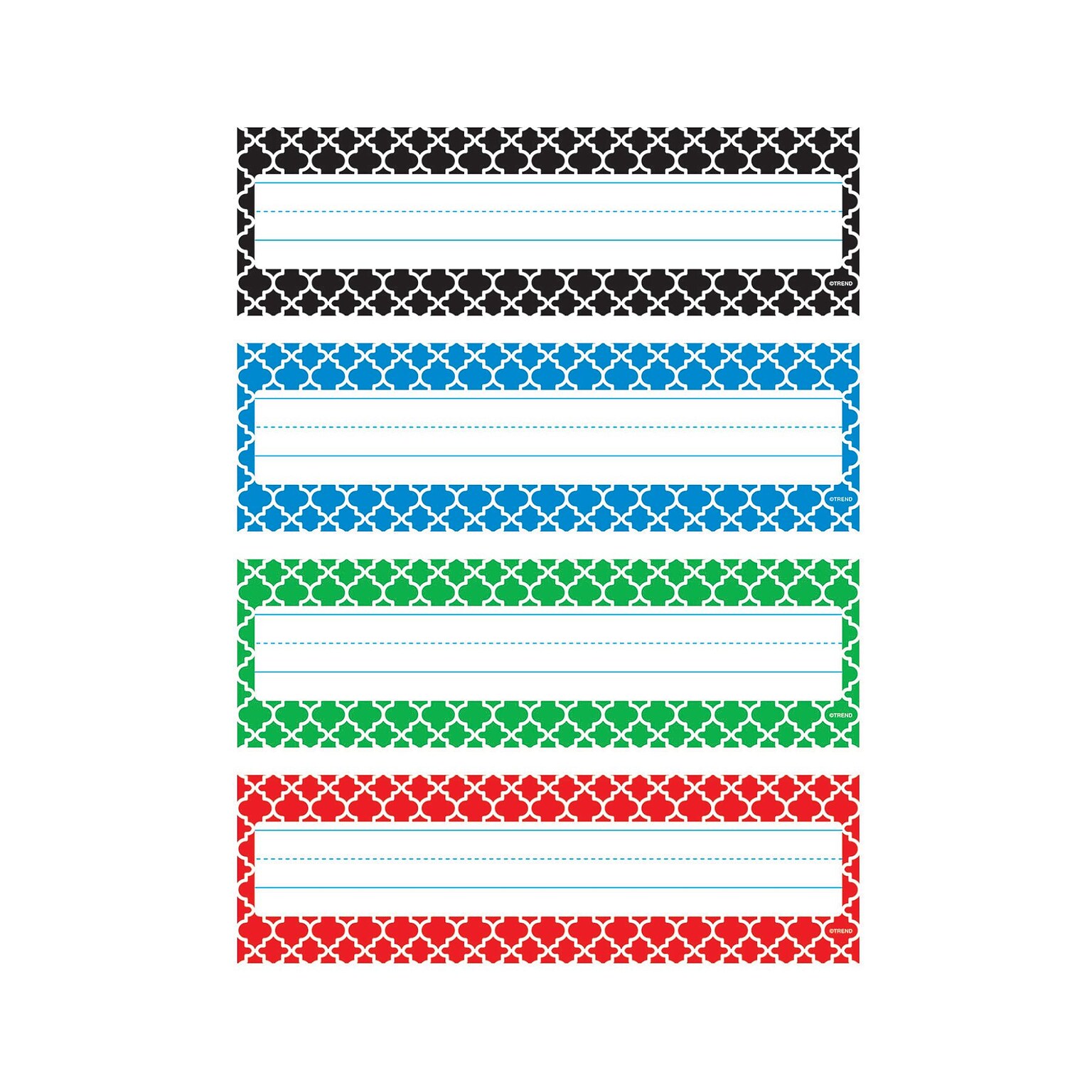 Moroccan Desk Toppers® Name Plates VPk 32/pkg 2.88 x 9.5  (T-69950)