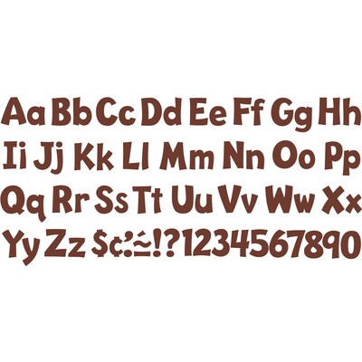 Ready Letters 4 Chocolate Playful; Chocolate (T-79745)