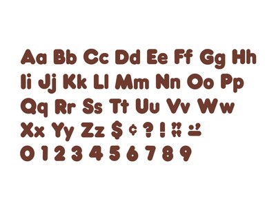 Ready Letters 4 Chocolate Casual; Chocolate (T-79904)
