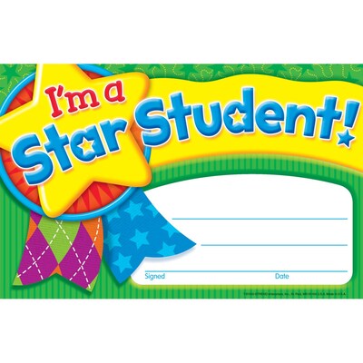Trend I’m a Star Student Star Medal Recognition Awards, 30 CT (T-81050)