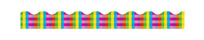 Trend® Terrific Trimmers®; Rainbow Plaid