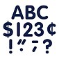 Teacher Created Resources 4" Classic Font Uppercase Letters; Navy Blue, 5/Pack (TCR5387)