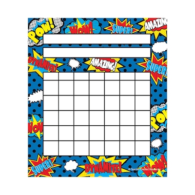 Teacher Created Resources Superhero Incentive Charts, Pack of 36 (TCR5646)