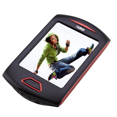 Naxa nmv179x Portable 8GB Media Player with 2.8 Touch Screen, Red