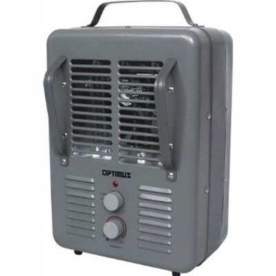 Optimus 1500 W Portable Utility Heater; Gray (h-3013)