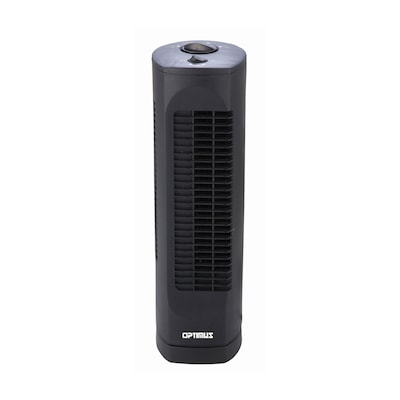 Optimus 17 Desktop Ultra Slim Oscillating Tower Fan, Black (f-7300)