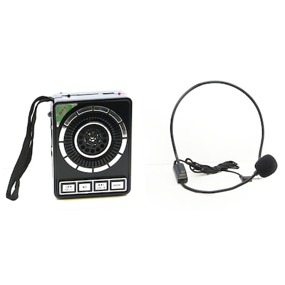QFX CS95 Portable PA Speaker System, Black