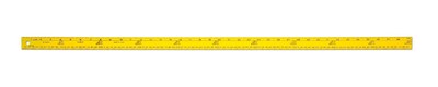 Lufkin® Metric-English Aluminum Meter Sticks, 1 X 1, Aluminum