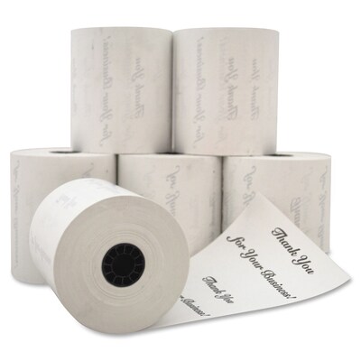 PM Company Thermal Cash Register Paper Rolls, 3 1/8 x 230, BPA Free (9090-3216)