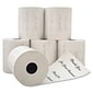 Preprinted Single-Ply Thermal Cash Register/POS Roll, 3-1/8" x 230 ft, Wht, 8/Pk