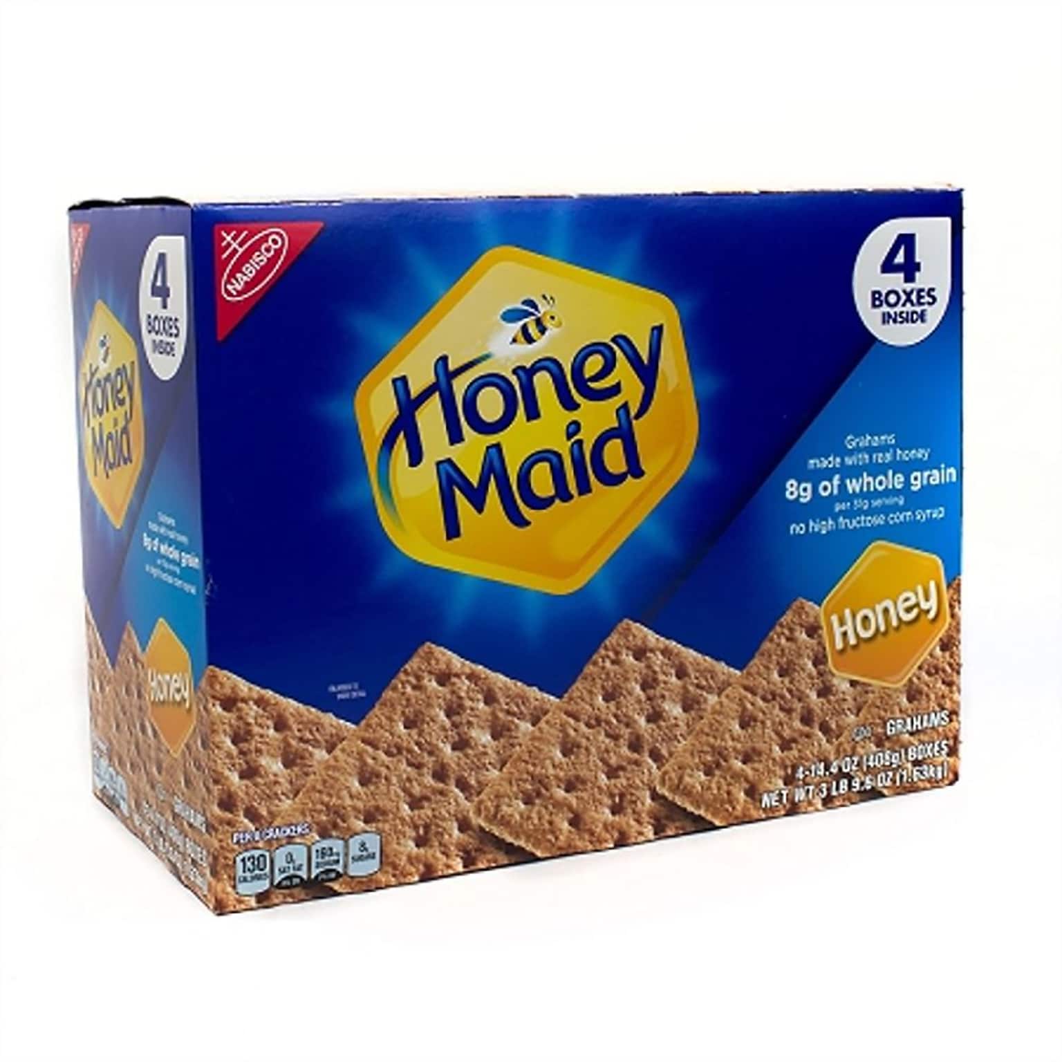 Nabisco Honey Maid Honey Graham Crackers, 14.4 oz., 4 Packs/Box, (220-00442)