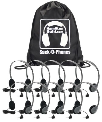 HamiltonBuhl SOP-HA2 Personal Headsets, Gray