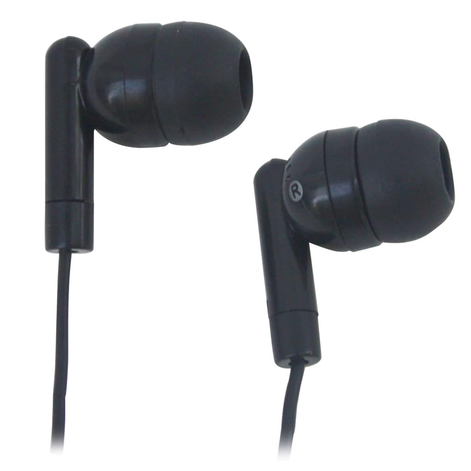HamiltonBuhl HA-EBS Silicone Ear Buds, Black