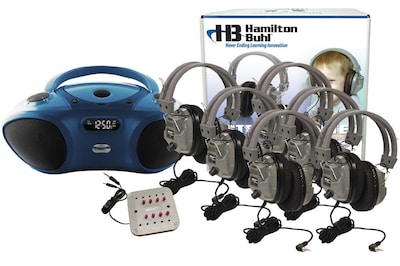 HamiltonBuhl WNC/HB100BT/6SV Basic Listening Center for 6