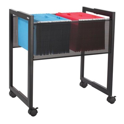 Safco Metal File Cart, Black (5352BL)
