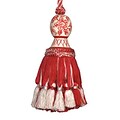 123 Creations Provencal Hand-Painted Tassel; Red Toile (CREATE748)