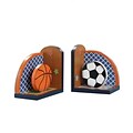 Teamson Lil Sports Fan Room Collection Boys Bookends; 13L x 4W x 7.3H, Pair (TMN348)