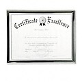 Dax 8 1/2 x 11 Value U-Channel Document Frame with Certificates, Silver (AZRDAXN17002N)