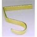 Mayer Mill Brass Plain Stocking Hook; Small, 2in (MYRMB064)