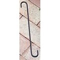 Village Wrought Iron SH;12,A 12 in. S,Hook with 1 in. Openings , Black