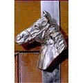 Mayer Mill Brass WHH-C Horse Head Wreath Hanger; Chrome (MYRMB388)