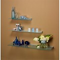 Amore Designs GCE848CL Glace Clear Glass Shelf; 8 x 48 in.